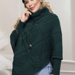 Ruana Asimétrica Mujer