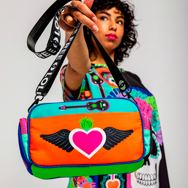 Bandolera Nylon Viva la Vida - Imagen 2