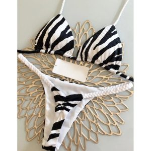 Exclusivo Bikini Blanco con Negro
