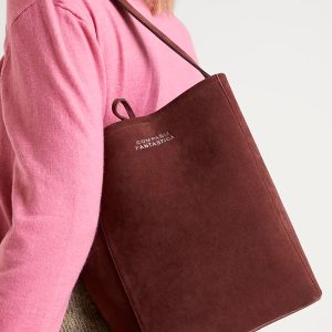 Bolso Gamuza Marrón