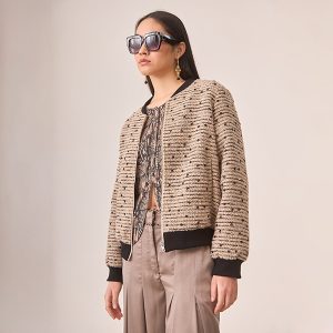 Bomber Fantasia Tweed