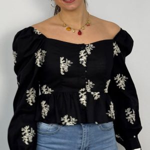 Blusa Rima Negra
