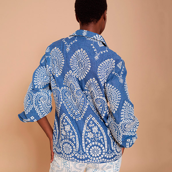 Camisa Bordado Suizo - Imagen 3