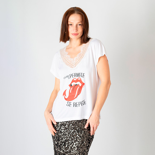 Camiseta Lo que se permite Blanca
