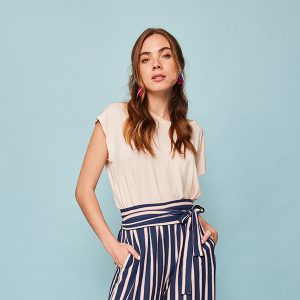 Camiseta Sol Beige