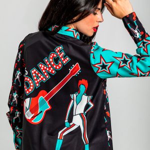 Camisa Combinada Estrellas Bowie