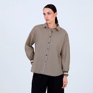 Camisa Algodón Estampado Rice