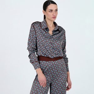 Camisa Estampado Geométrico Koi