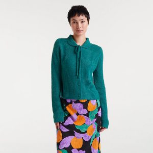 Cárdigan Lazada Turquesa