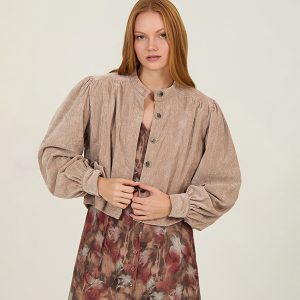 Chaqueta Chenilla Champagne