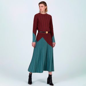 Falda Punto Bicolor Koi