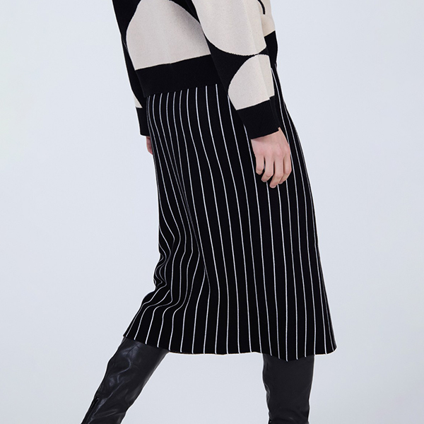 Falda Punto Cremallera Black - Imagen 3