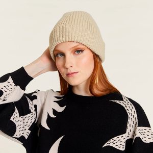 Gorro Punto Crema