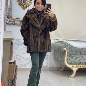 Chaqueta de pelo Cruzada-Mod. Miel-