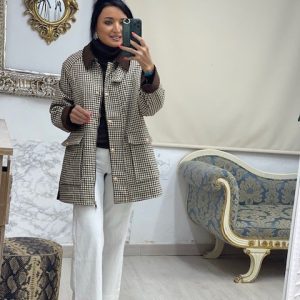 Chaqueta cuadro marron -Mod. Inglaterra- (T.U. 34-48)