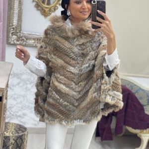 Poncho Pelo Natural (T.U. 34-48)