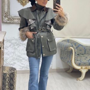 Chaqueta Verde -Mod.Mariposa-