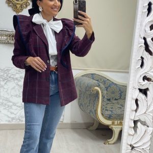 Chaqueta Burdeos -Mod.Alejo-