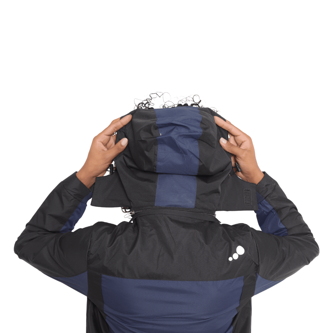 Chaqueta Impermeable 100% | TORMENTA | Unisex | Negro - Imagen 9