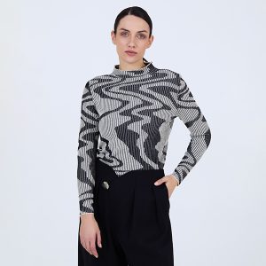Jersey Ondas Vanisado Ivory