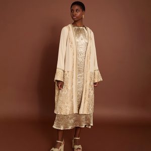 Kaftan Bimateria Jacquard