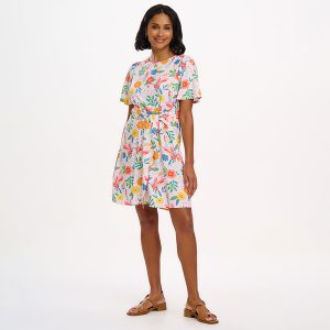 Vestido Orchid Mini Tropical Hummingbird