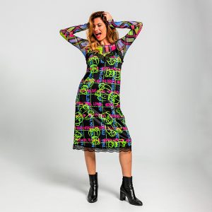Vestido Lencero Grafitti