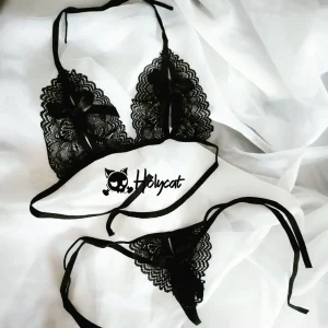 Conjunto de Lenceria con Aberturas