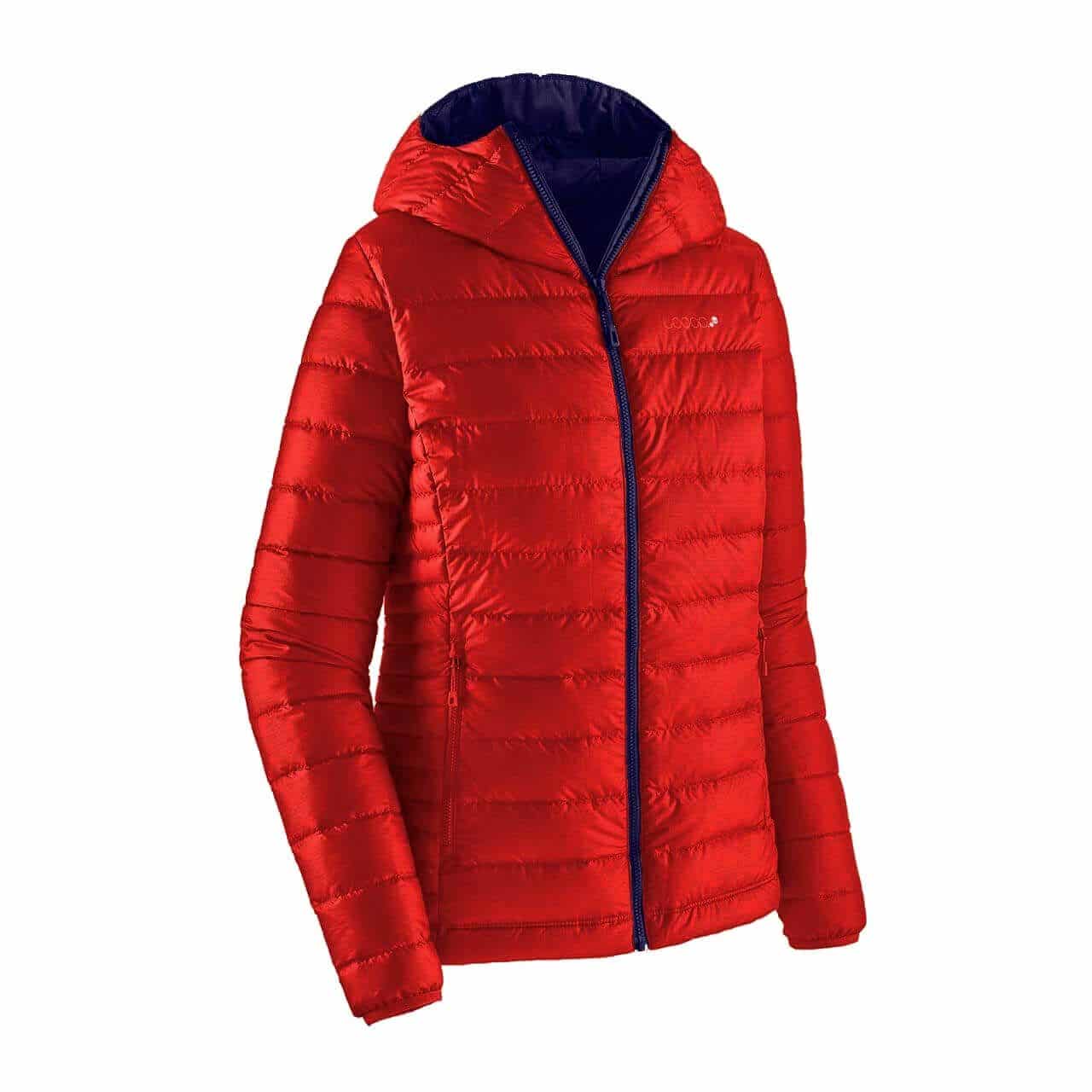 Chaqueta Pluma Down 600+50 FP | REVERSIBLE | Azul Marino – Rojo - Imagen 2