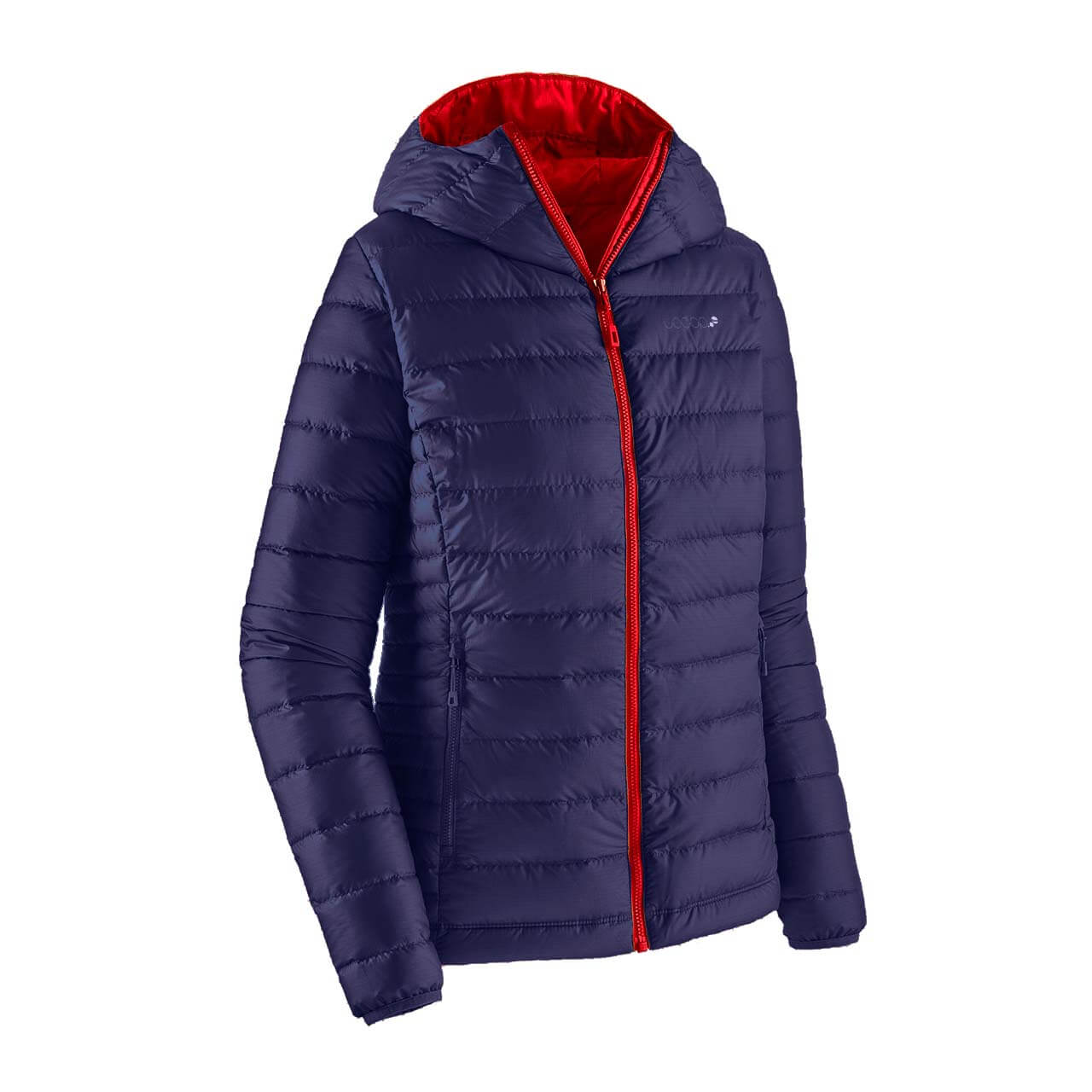 Chaqueta Pluma Down 600+50 FP | REVERSIBLE | Azul Marino – Rojo - Imagen 3