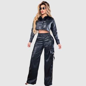 Conjunto Cargo Cuerina