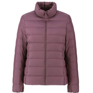 Campera Uniqlo Ultra Light Down Jacket Wine Mujer JM12