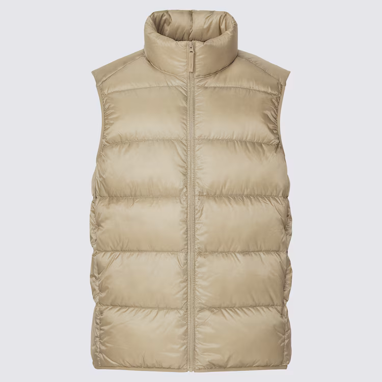 Chaleco Uniqlo Ultra Light Down Vest Beige – VH07 – Hombre