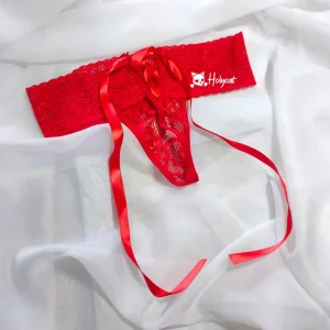 Tanga de Encajes Con Cintas