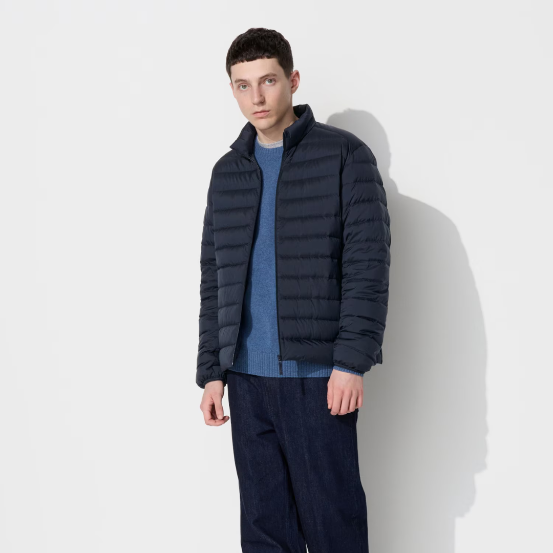Campera Uniqlo Ultra Light Down Jacket Azul Marino – JH67 – Hombre