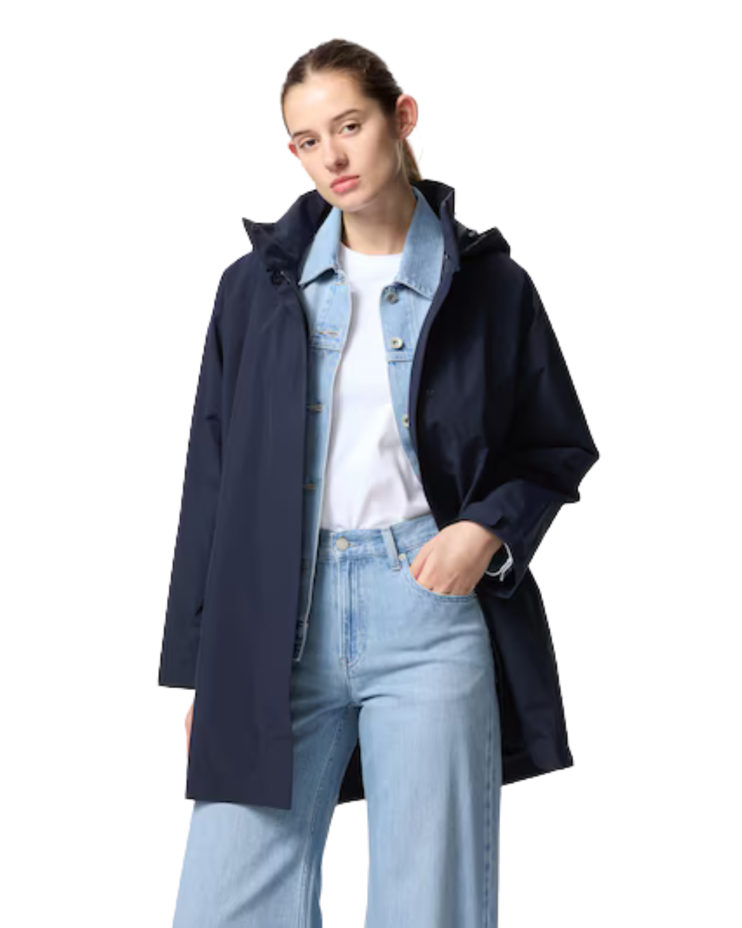 Piloto Uniqlo – Blocktech Half Coat – Azul Marino – HC94