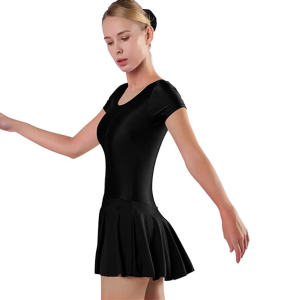 Vestido de lycra clásico manga corta