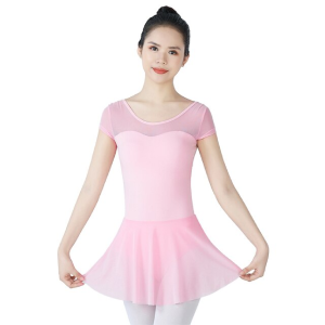 Vestido de lycra con encaje