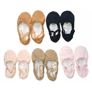 Zapatillas media punta de lona