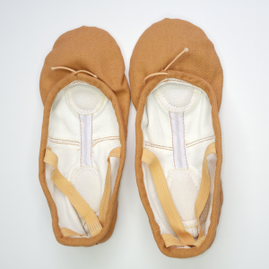 Zapato de lona camel